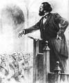 Marx s'adressant à la session inaugurale (1864)