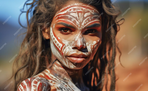 Femme aborigène d'Australie